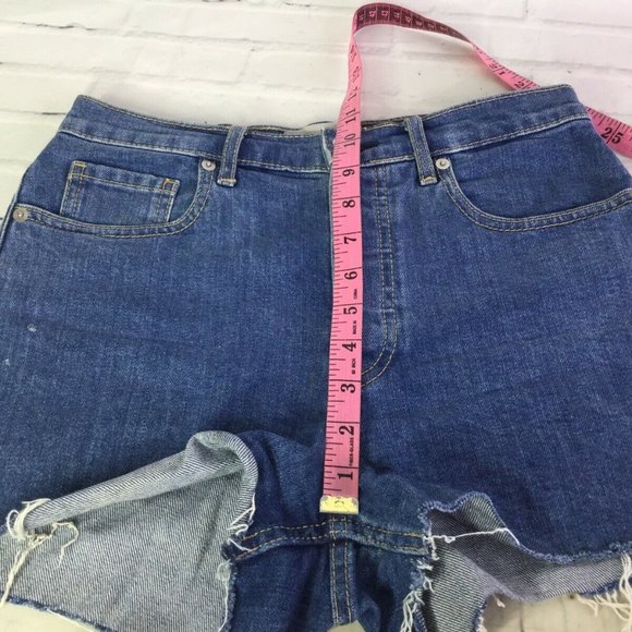 Everlane The Cheeky Short Denim Jean Shorts Blue - Picture 8 of 11